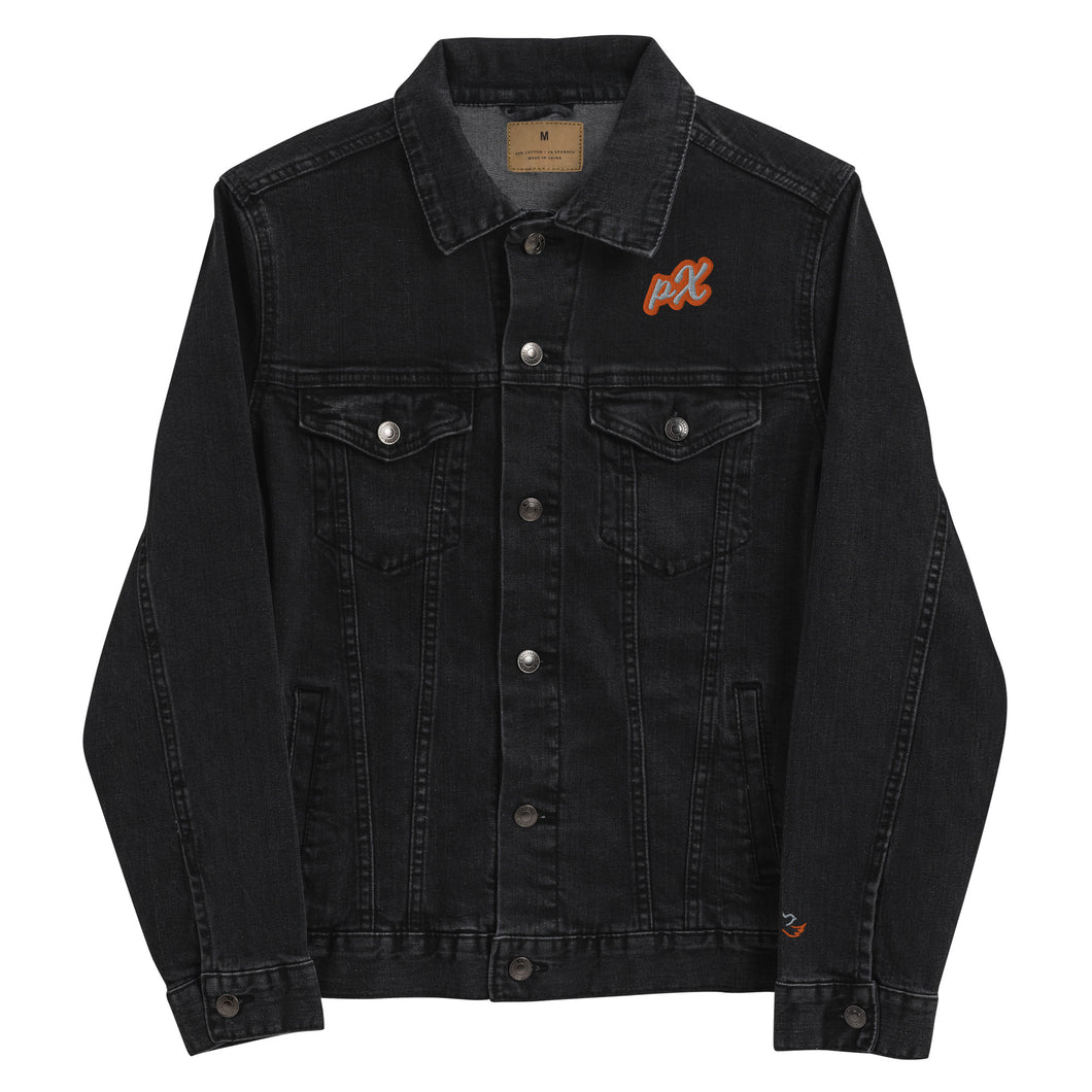 Orange Kiss Denim Jacket